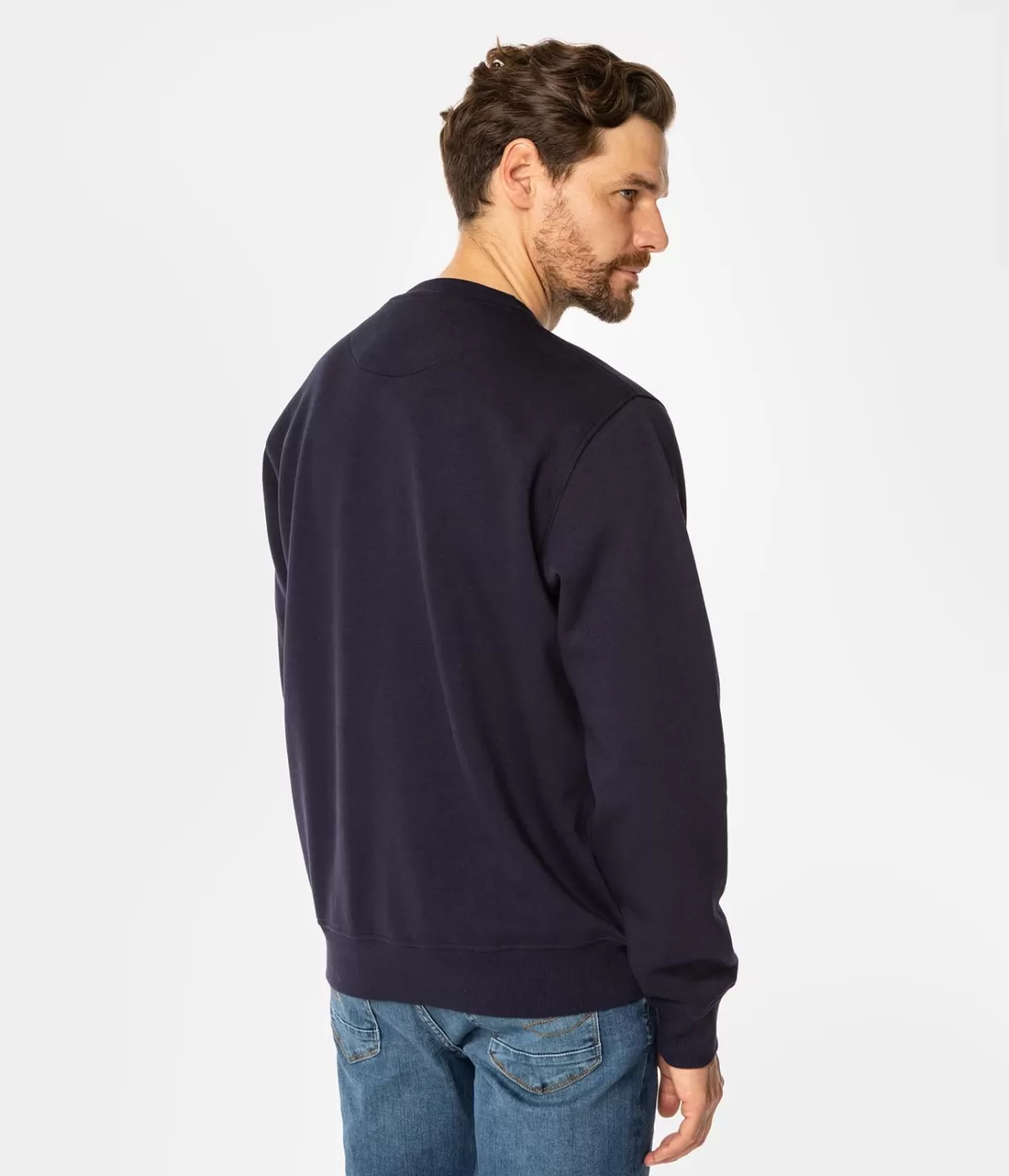 Bluza męska z brandowanym haftem BUCK 5518 NAVY BLAZER-Lee Cooper Best Sale