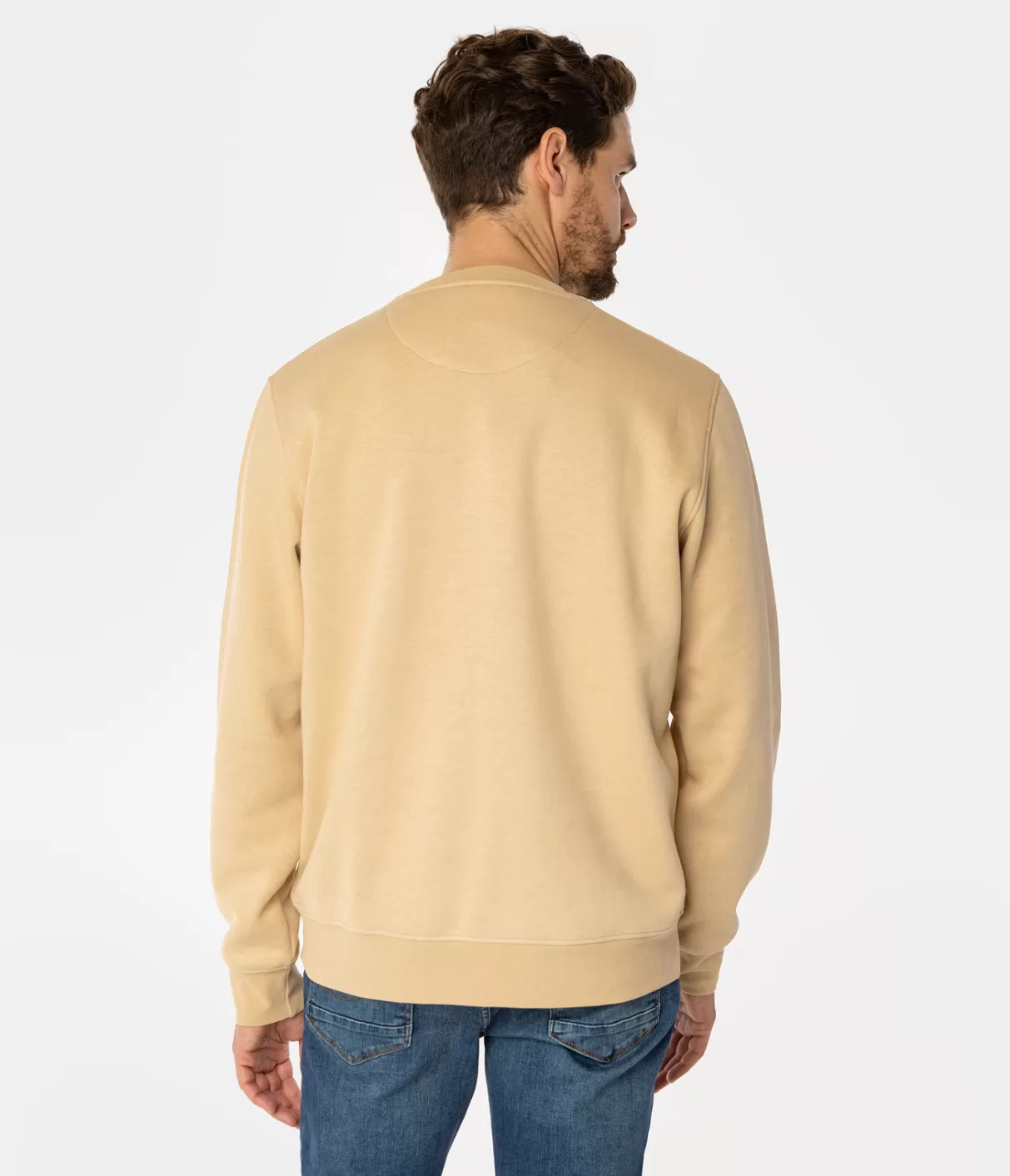 Bluza męska z brandowanym haftem BUCK 5518 WARM SAND-Lee Cooper Best Sale