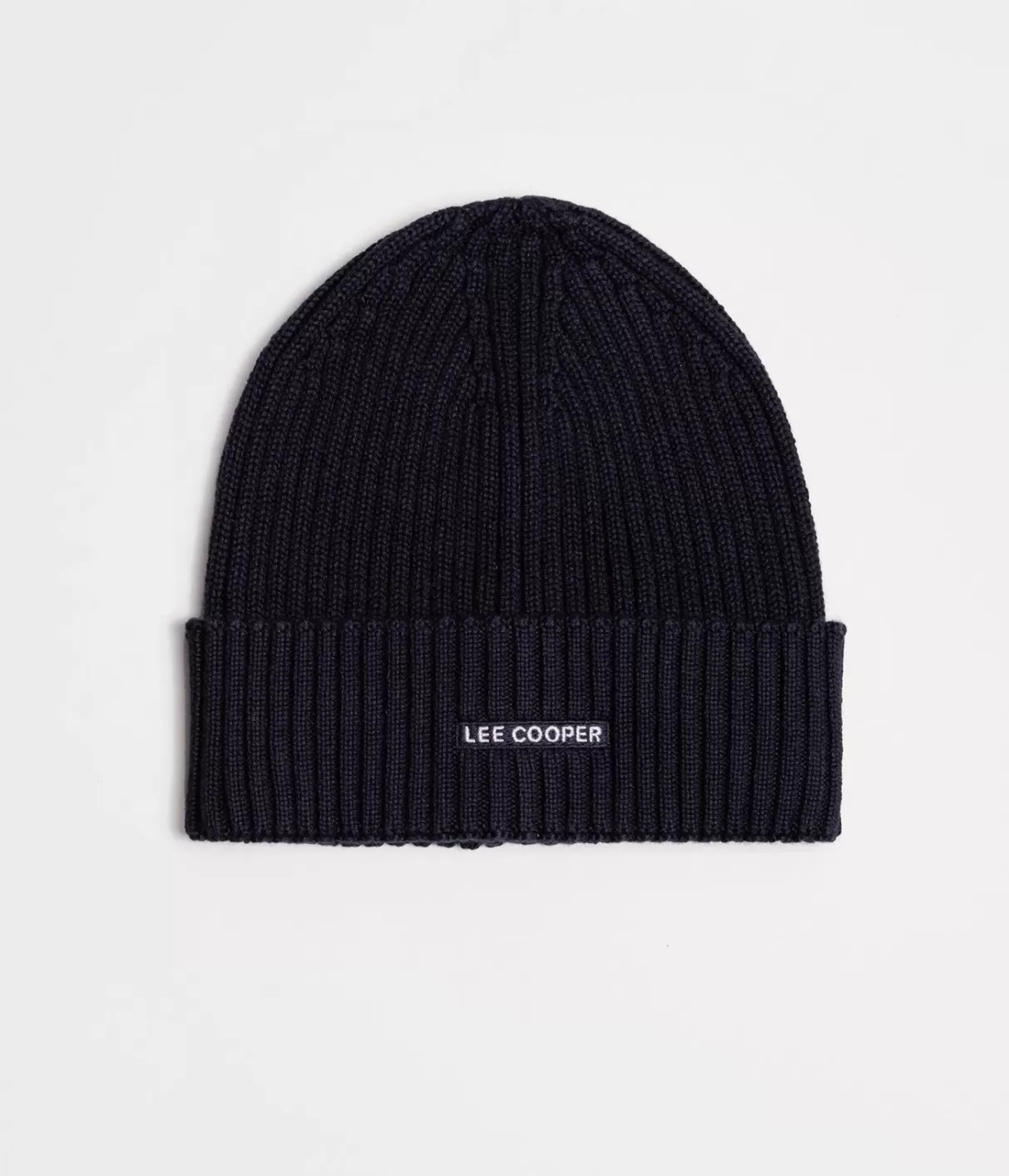 Czapka zimowa męska beanie 5055 NAVY-Lee Cooper Cheap