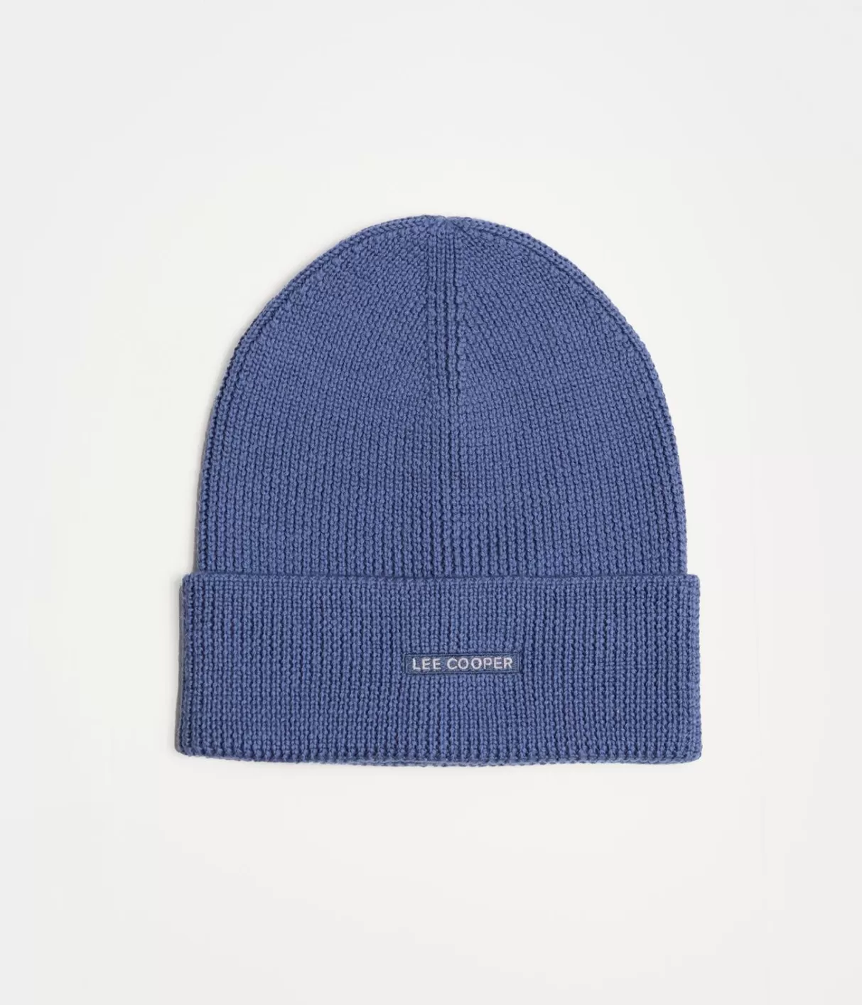 Czapka zimowa męska z wełną merino 5052 BLUE-Lee Cooper Discount