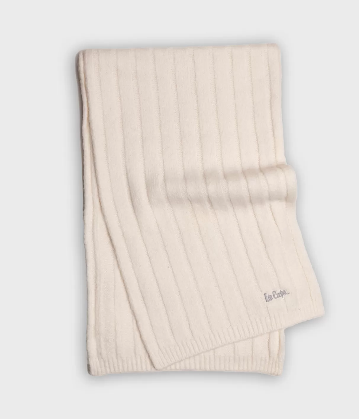 Komplet z kaszmirem czapka zimowa damska i szalik 3321 OFF WHITE-Lee Cooper Shop