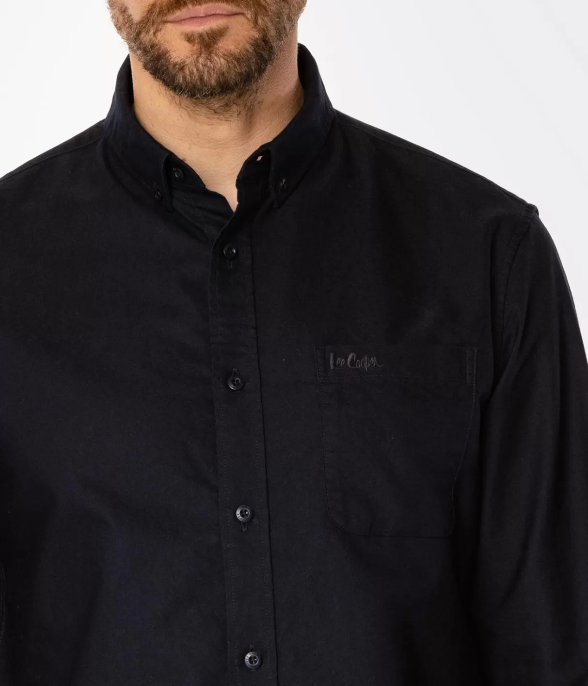 Koszula męska regular LARS OXFORD NAVY-Lee Cooper Discount