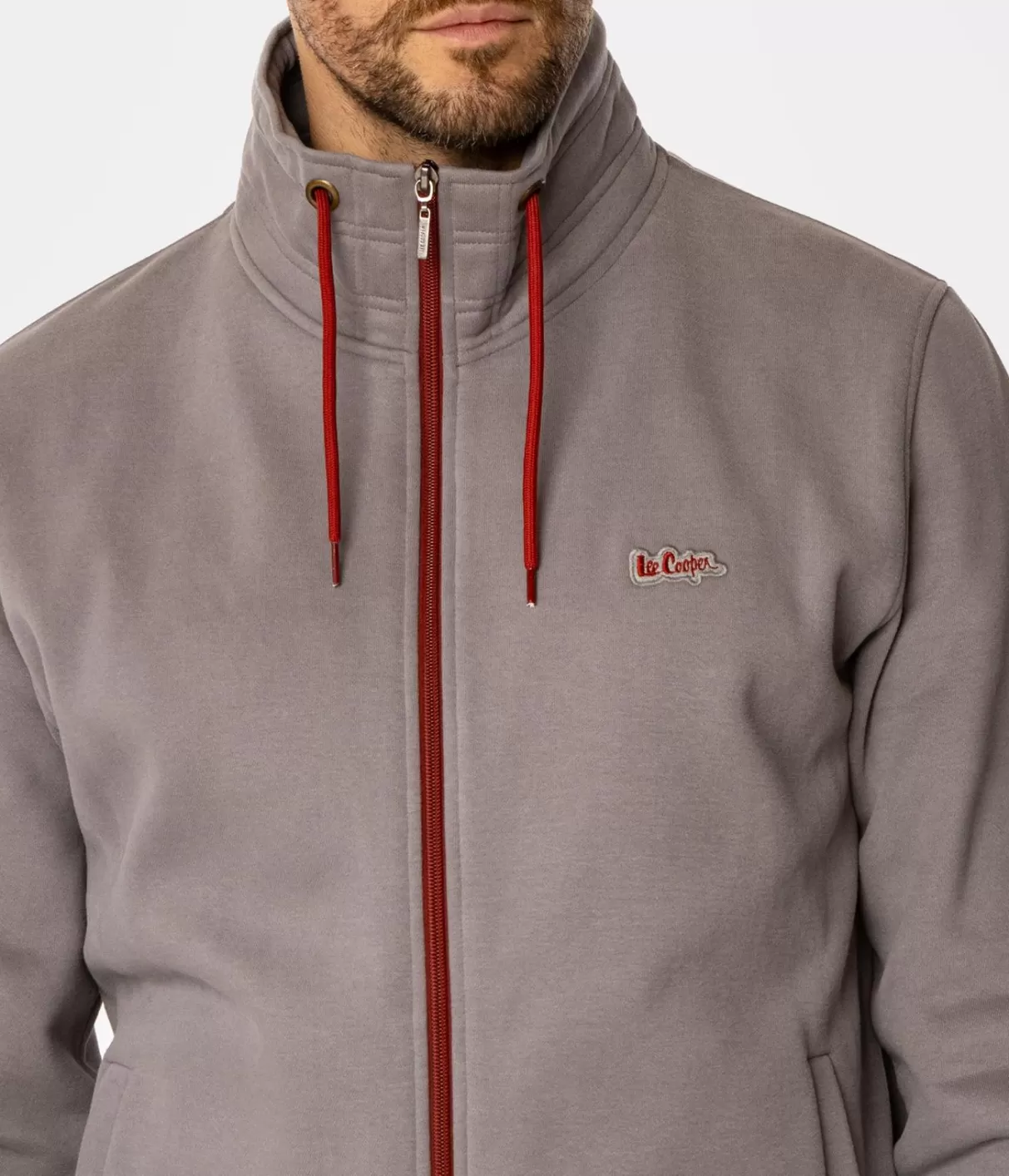 Rozpinana bluza męska ze stójką AMELIO 3020 DECEMBER SKY-Lee Cooper Best