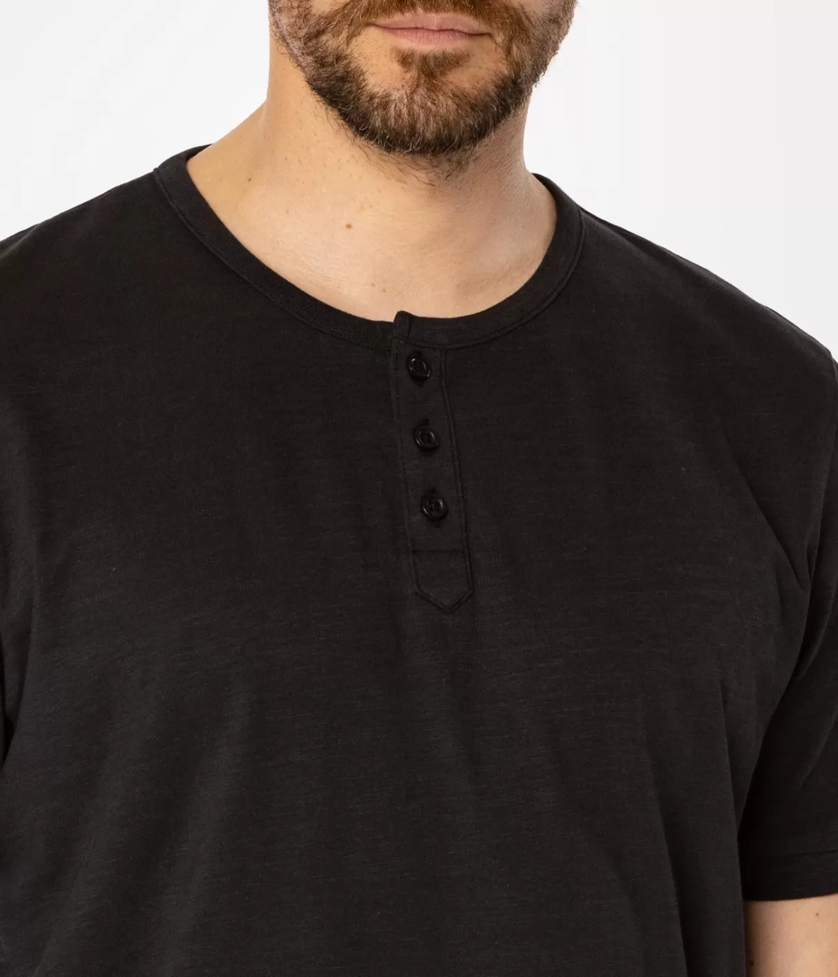 TSHIRT M HENLEY2 4587 CAVIAR-Lee Cooper Best
