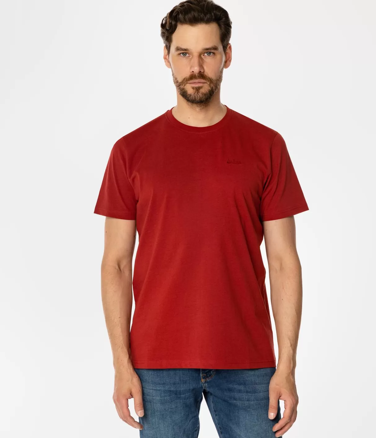 TSHIRT M OBUTCH 0875 RED OCHRE-Lee Cooper Online