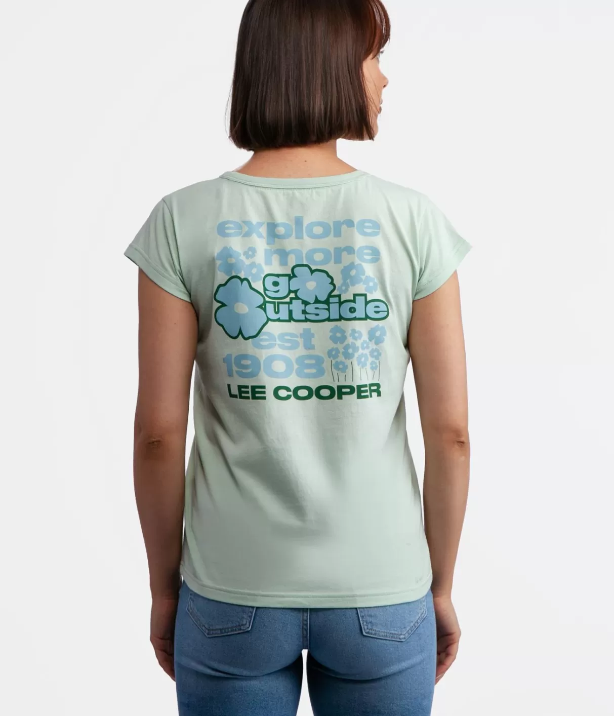 T-shirt z nadrukiem na plecach EXPLORE 2012 SPRAY-Lee Cooper Hot